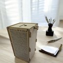 Ver imagem 4 de Cofre Desafio 50 Mil Guardar Junte Dinheiro Woodbox Torre na