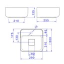 Ver imagem 5 de Cuba de Apoio Deca 30x30 L.11030.m.17 Quadrada com Mesa Branca