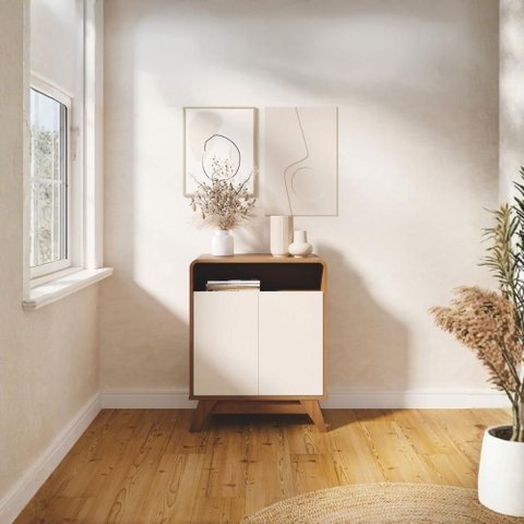 Buffet Decorativo 2 Portas Madeira Nature