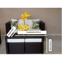 Ver imagem 5 de Conjunto de Sofá de 4 Lugares em Fibra Sintética + Mesa com Puff