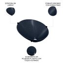 Ver imagem 3 de Cuba Pia para Banheiro Meia Lua 39cm Thaís C08 Preto Granit - Mpozenato
