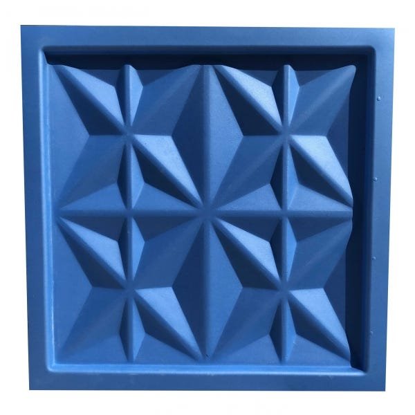 Forma Gesso Plástico e Borracha Placa 3D - Cullinans Moderno - 3