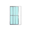 Ver imagem 1 de Porta Balcão 2 Folhas Vidro 210x160 Linha 25