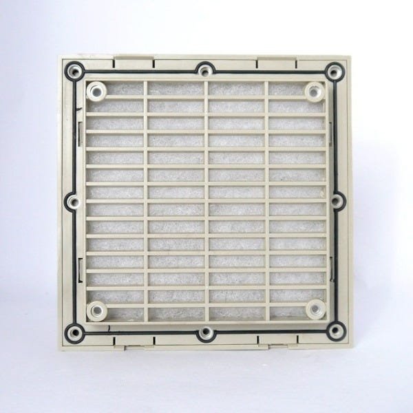 Grelha De Ventilação Nework 150x150 Com Filtro Termoplastico - 3