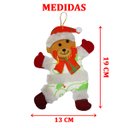 Ver imagem 5 de Kit 3 Decoração Árvore de Natal Noel Rena Urso Natalino 19cm