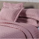 Ver imagem 1 de Kit Cobre Leito Dupla Face Micro Percal 200 Fios Solteiro com Porta Travesseiro:rosa