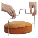 Ver imagem 1 de Nivelador Cortador Fatiador De Bolo Ajustável 2 Linhas Inox