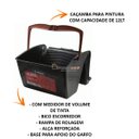 Ver imagem 4 de Kit 2 Cacamba Profimax 12 Lt C/ Medidor Volume/ Reforçacada