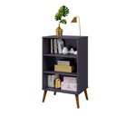 Ver imagem 2 de Sapateira Organizador Multifuncional Retro 2 Portas P/12 Pares -Pês de Madeira:PRETO