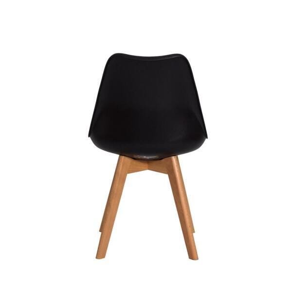 Kit 2 Cadeiras Mesa Sala de Jantar Saarinen Design Wood Preto - 5