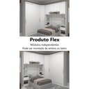 Ver imagem 6 de Guarda Roupa Dormitório Modulado Alpes Solteiro Canto c/ 2 Portas de Correr - Luciane M01:Branco