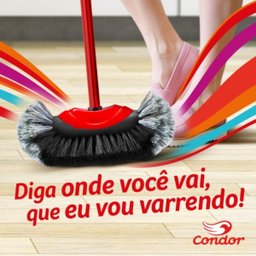 Vassoura Bola Limpeza Cantos e Embaixo de Móveis Condor V2 - 4
