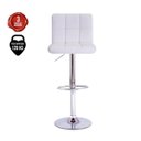 Ver imagem 1 de Banqueta Alta Para Bar Balcão Bancada Giratória Gomos - Branco