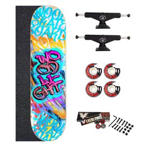 Skate Amador Wood Light Street Art Bora
