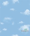 Ver imagem 1 de Papel de Parede Nuvem Azul