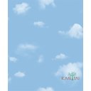 Ver imagem 1 de Papel de Parede Nuvem Azul