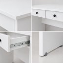 Ver imagem 3 de Escrivaninha Branca 2 Gavetas, para Quarto e Escritório