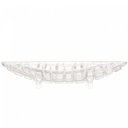 Ver imagem 3 de Kit 4 Centro de Mesa Cristal Deli Lyor 26x14x5,5cm Fruteira Decorativo Sala Jantar