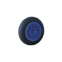 Ver imagem 1 de Kit 4 Conj Aro / Roda Plás Azul Carr de Mão C Pneu 3,25"x8"