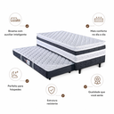 Ver imagem 3 de Cama Box Solteiro com Auxiliar 2 em 1 88x188 Ouro Cinza Design