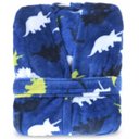 Ver imagem 1 de Roupão Infantil Masculino Estampa Dinossauro - Tam: M