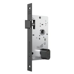 Fechadura Externa Classic 3300 Roseta Quadrada Preto Stam - 2