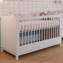 Ver imagem 2 de Berço Cozy e Mini Cama em Mdf – Branco Fosco