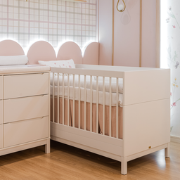 Berço Americano Multifuncional Branco Linha Cozy Quater 2 em 1 - 3