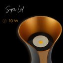 Ver imagem 5 de Arandela Minimalista Branco Quente 3k Preto/dourado 10w