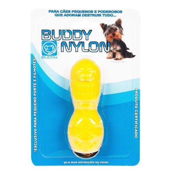 Mini Mordedor para roer Pulguinha Nylon para cães filhotes ou adultos de pequeno porte Buddy Toys - 2