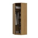 Ver imagem 3 de Guarda Roupa Modular 1 Porta Canto 45º Altezza Clean Belmax:freijó