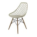 Ver imagem 3 de Kit 4 Cadeiras Kaila – Modelo Fendi, Pés Naturais e Ideal para Todos Os Ambientes