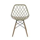 Ver imagem 2 de Kit 4 Cadeiras Kaila – Modelo Fendi, Pés Naturais e Ideal para Todos Os Ambientes