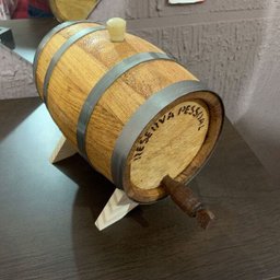 Corote Tonel Barril de Amburana Capacidade 2,5 Litros para Pinga Cachaça Umburana - 6