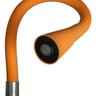 Torneira de Cozinha Gourmet Flexível Mesa Inox Silicone Laranja C62 Bico Arejador Cone Duplo Jato - 4