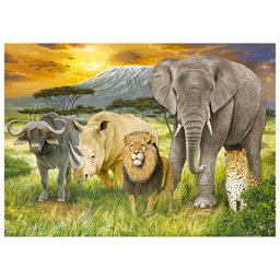Puzzle 1000 peças The Big Five - 2