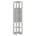 Ver imagem 4 de Estante Multiuso 3 Prateleiras Ey107 200x40 Cm Branco Novam