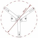 Ver mais imagens de Suporte Projetor Datashow Teto Parede Braço 20 Cm Branco