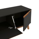 Ver imagem 6 de Rack Kappesberg 3 Portas Preto Fosco 180cm