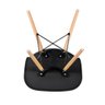 KIT - Mesa de jantar retangular Eames 60 x 120 cm branco + 2 cadeiras Eiffel DSW Preto - 8