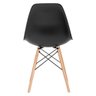 KIT - Mesa de jantar retangular Eames 60 x 120 cm branco + 2 cadeiras Eiffel DSW Preto - 7