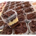 Ver imagem 3 de Potes Quadrados Bolo No Pote Lacre Plástico 500ml -200 Unid.