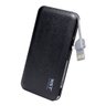 Carregador Portátil 9000mAh com Cabo de Conexão Microusb V8 Wst Dp622A Power Bank Preto - 1