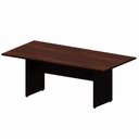 Ver imagem 5 de Mesa de Reunião Retangular Executiva 8 Lugares 200cm Louro Preto com Preto F5 Office
