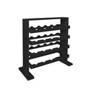 Ver imagem 3 de Adega Decorativa Piso Prateleira Para Vinhos E Bebidas 20 Garrafas Preto Laca