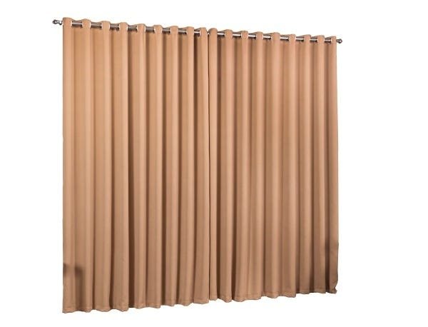 Cortina Block 7 Metros Blecaute Sala Quarto Janela Blackout - Creme - 1