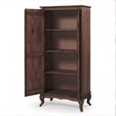 Ver imagem 3 de Guarda Roupa Rústico 2 Portas Madeira Maciça Marrom Shop JM