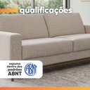 Ver imagem 7 de Sofá Living 3 Lugares 2,10m Linho Lara