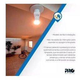Sensor de Presença Soquete E27 360° Pqsss-0360 Proeletronic - 3