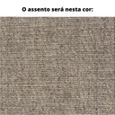 Ver imagem 2 de Banco 155 cm MH-5347 Madeira Laca Fosca Preta Assento Estofado Marrom A6